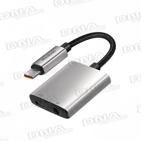 Mcdodo USB-C To USB-C + 3.5mm Aux Audio Adaptor