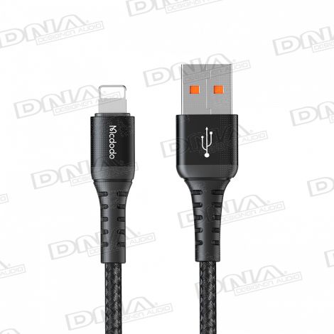 McDodo 3 Amp USB To Lightning Budget Lead - 3 Metre