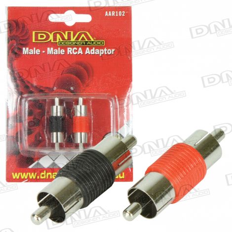 Male To Male RCA Joiners - 2 Pack