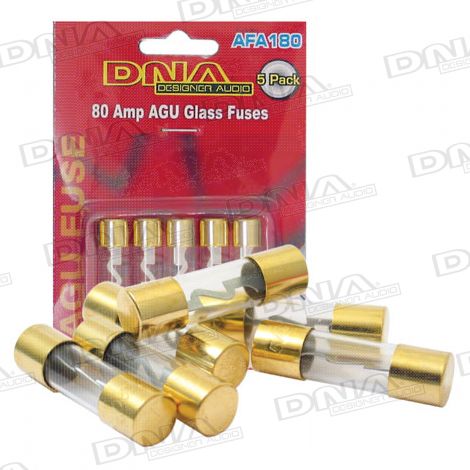 AGU Gold Fuse 80 Amp - 5 Pack