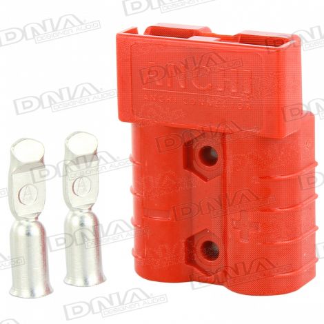 Heavy Duty Anderson Battery Connector 50 Amp - Red