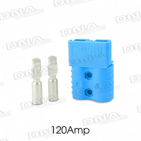 120 Amp Heavy Duty Anderson Battery Connector - Blue