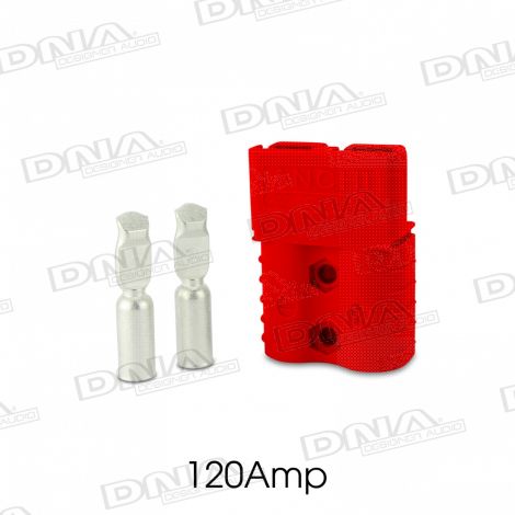 120 Amp Heavy Duty Anderson Battery Connector - Red