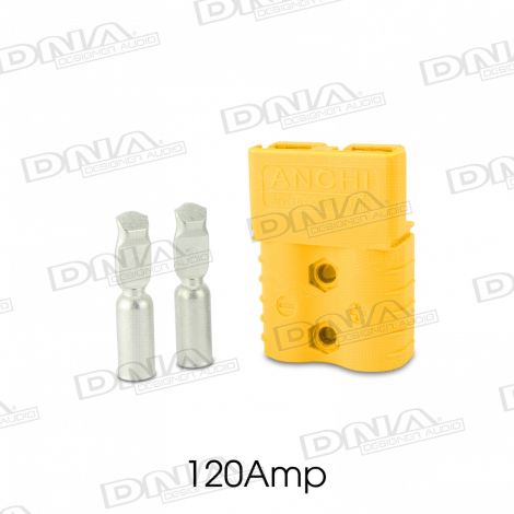 120 Amp Heavy Duty Anderson Battery Connector - Yellow