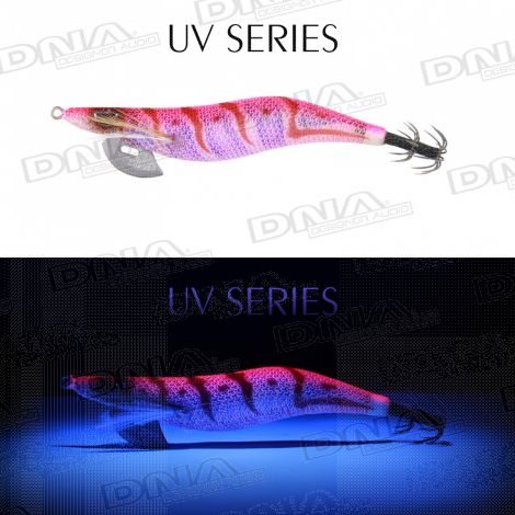 Clicks 2.5 Size Squid Lure Colour CSUV01 - Crazy UV Pink Flam