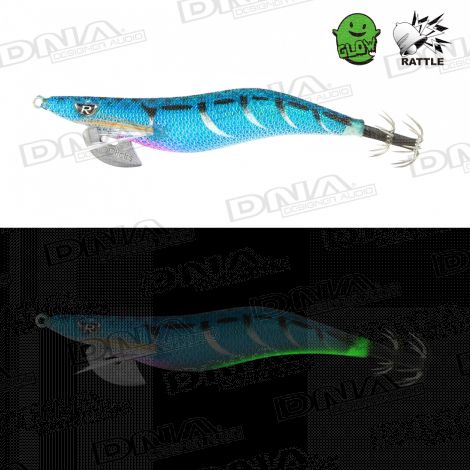 Clicks 3.0 Size Squid Lure Metal Blue Colour IM06 - Metal Blue With Rattle