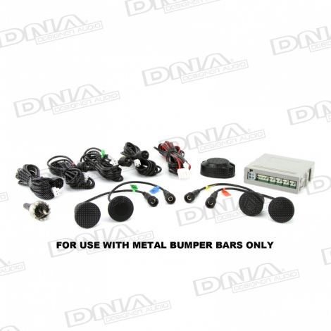Parking Sensor Kit With Buzzer For Use With Metal Bumper Bars