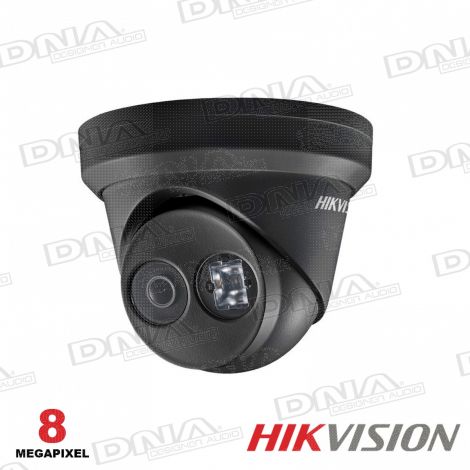 8MP Shadow Series Outdoor Turret Camera, 30m IR, 120dB WDR, IP67, 2.8mm
