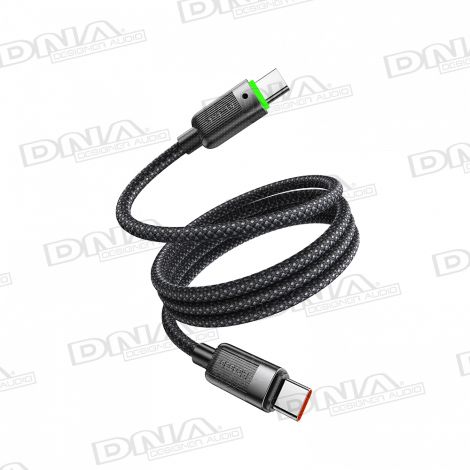 McDodo 60W 3 Amp USB-C to USB-C Magnetic Self Winding Lead - 1.2 Metre