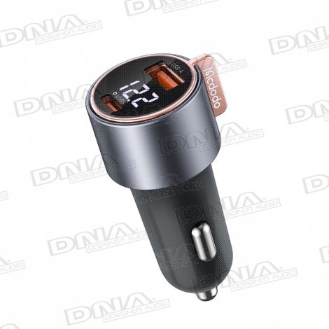 McDodo 75W PD USB-C + QC4.0 USB Car Charger With Voltmeter