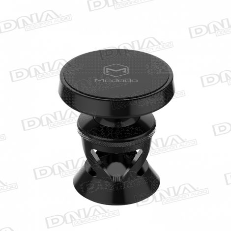 Car Magnetic Swivel Dash Mount Phone Holder - Black