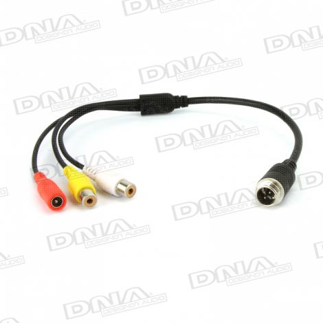 Male 4 Pin To Female RCA Adaptor Cable