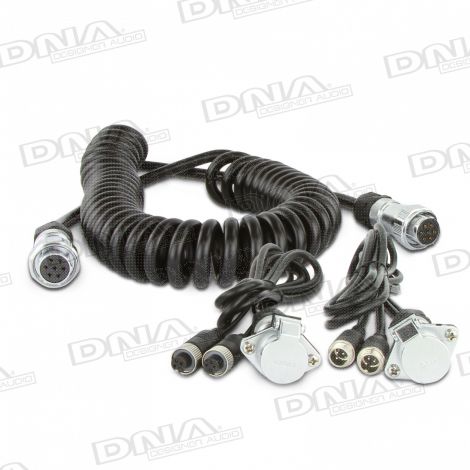 Heavy Duty 7 Pin WOZA / SUZI Trailer Cable Kit - Two Camera Connection Kit