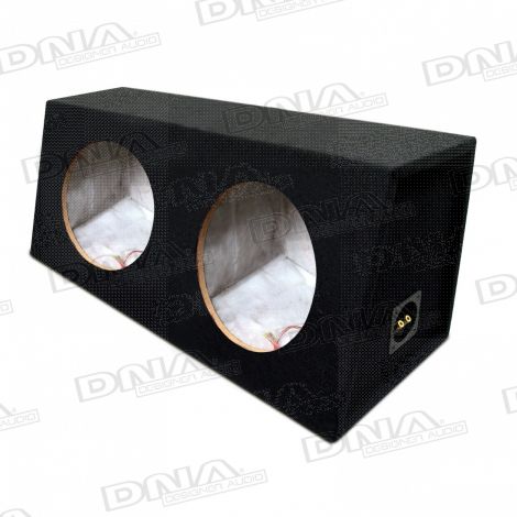 10in Double Subwoofer Box - Black