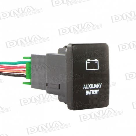 Small Switch To Suit Toyota - Auxiliary Battery