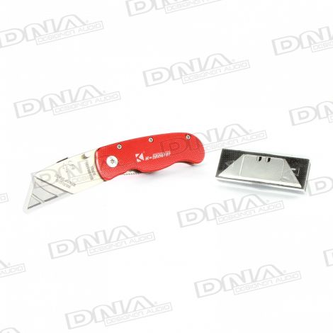 Foldable Lock Back 150mm Utility Knife with SK5 blade
