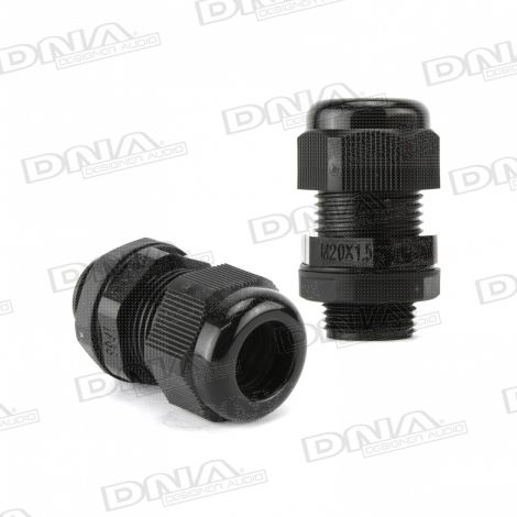 20mm Nylon Cable Gland - 10 Pack