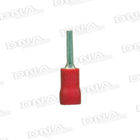 1.9mm Red Pin Crimp Terminals (Double Grip) - 100 Pack