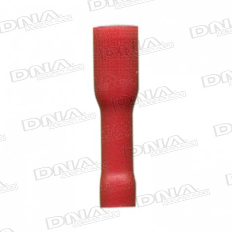 2.8mm Red Female Spade Terminals (Double Grip) - 100 Pack