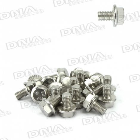 M8 Hex Serrated Flange Bolt SUS304 - 20 Pack