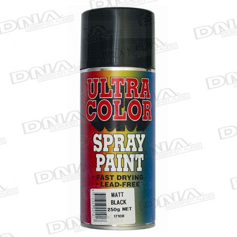 Matt Black Spray Paint - 250g