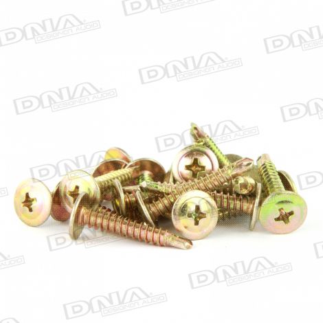 Gold 25mm Self Drilling Screw 8G - 100 Pack 