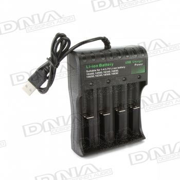 18650 Battery USB Charger - 4 Slot 