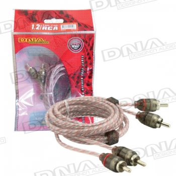 Bulk 1.2 Metre 2 To 2 RCA Cable - Red