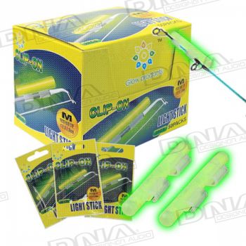 5mm x 48mm Small Clip On Glow Stick - 50 Pack 