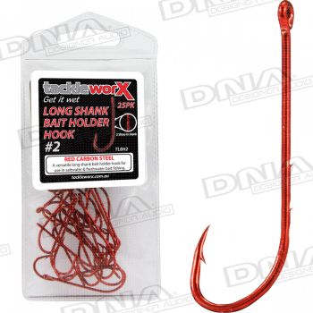 Long Shank Bait Holder Hook #2 - 25 Pack