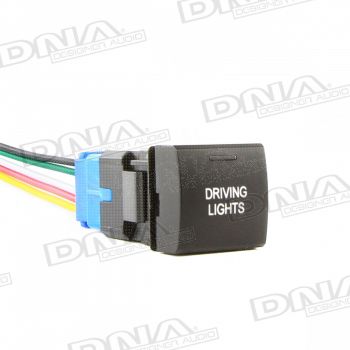 Small Square Switch To Suit Toyota - Driving Lights