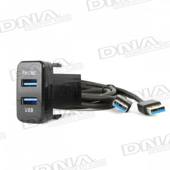 USB Adaptor Lead To Suit Toyota - Large