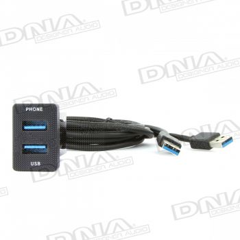USB Adaptor Lead To Suit Toyota - Small