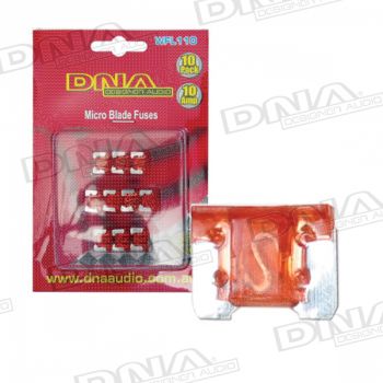 10 Amp Micro Blade Fuse - 10 Pack