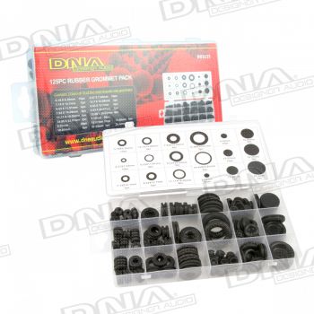 Rubber Grommet Mixed Pack - 125 Pieces