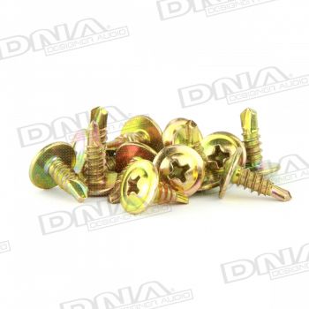Gold 12mm Self Drilling Screw 8G - 100 Pack 