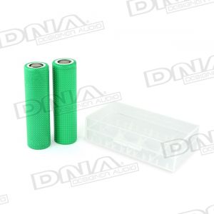 18650 2500mAh Lithium Rechargeable Battery With Flat Top - 2 Pack