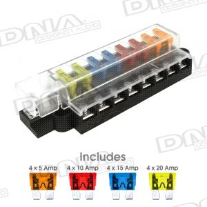 8-Way Blade Fuse Holder