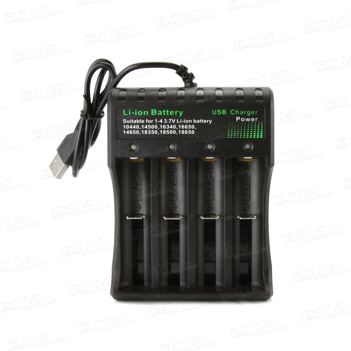 18650 Battery USB Charger - 4 Slot